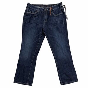 Jag Jeans Women's Mid Rise Slim Ankle Blue Denim Size 14 Brand New Western Glove